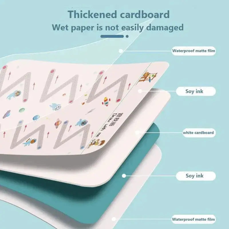Magical Pen Control And Calligraphy Workbook For Kids Fun
