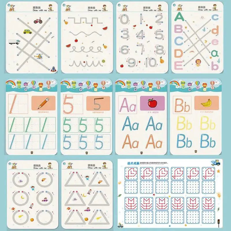 Magical Pen Control And Calligraphy Workbook For Kids Fun