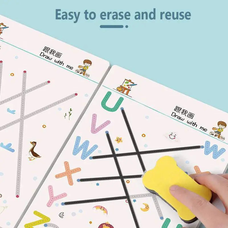 Magical Pen Control And Calligraphy Workbook For Kids Fun