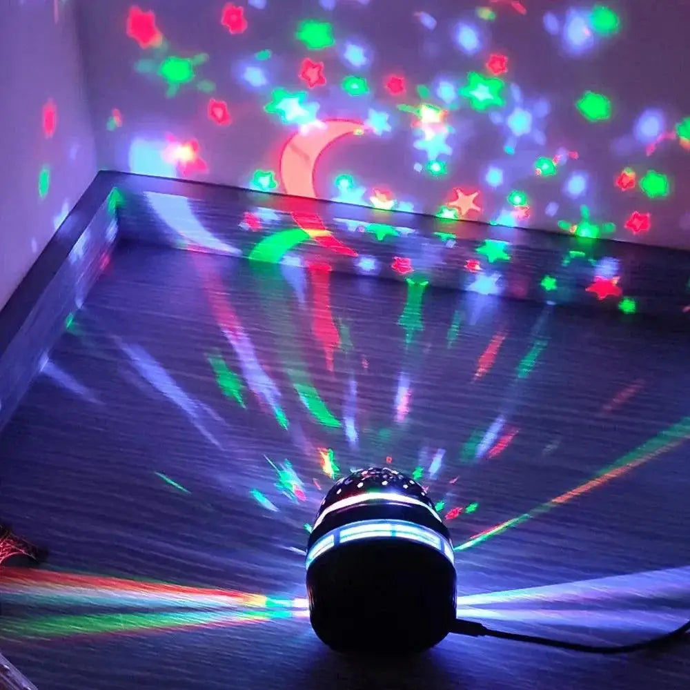 RGB Star Moon Projector Night Sky Light for Bedroom