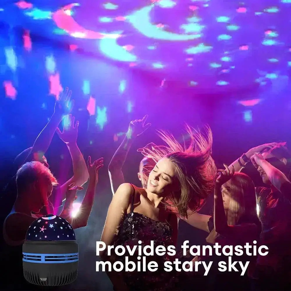 RGB Star Moon Projector Night Sky Light for Bedroom