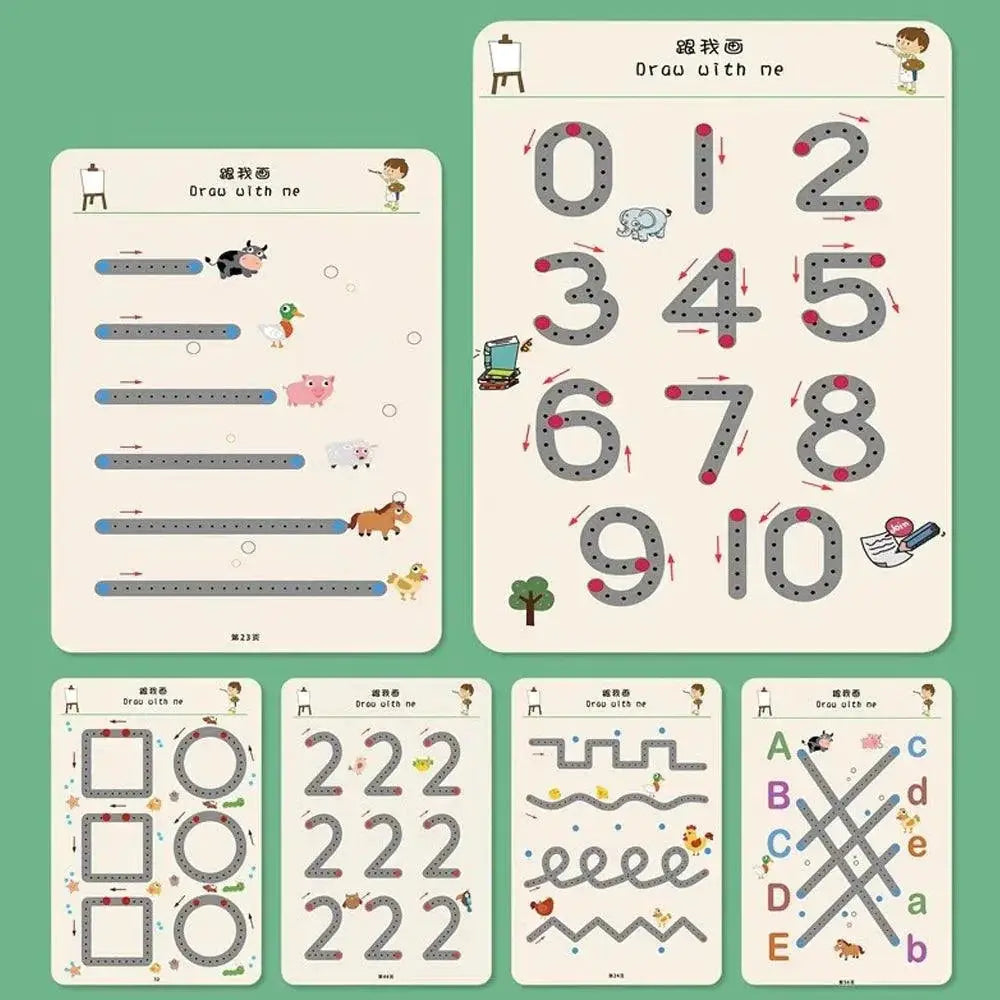 Magical Tracing Workbook for Kids Enhance Writing Skills