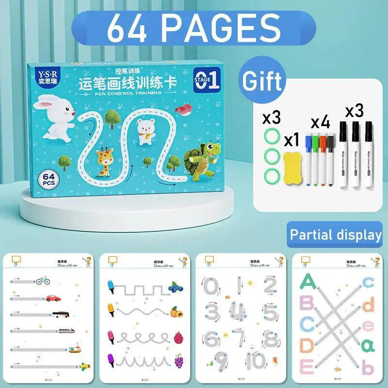 Magical Tracing Workbook for Kids Enhance Writing Skills