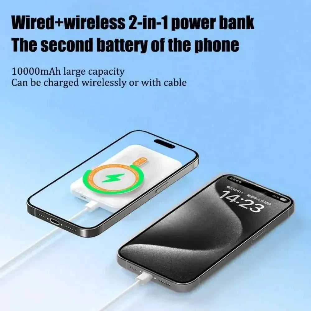 Magnetic 10000mAh Wireless Power Bank With Cooling Feature