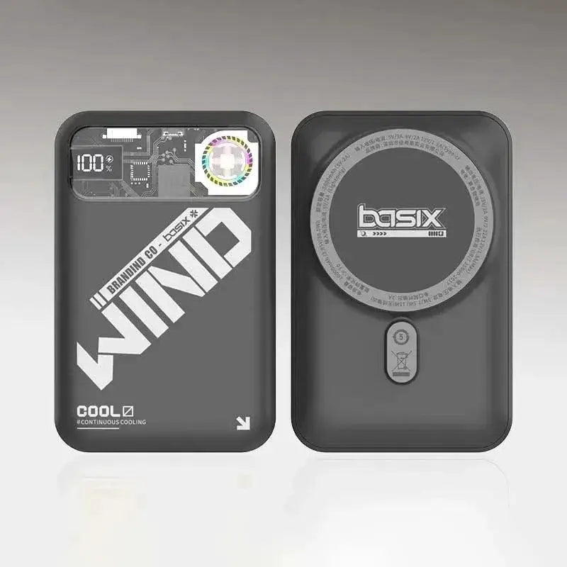 Magnetic 10000mAh Wireless Power Bank With Cooling Feature