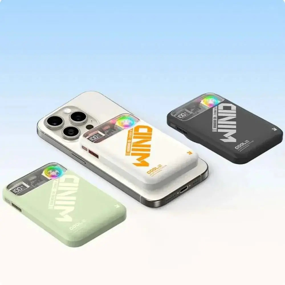Magnetic 10000mAh Wireless Power Bank With Cooling Feature