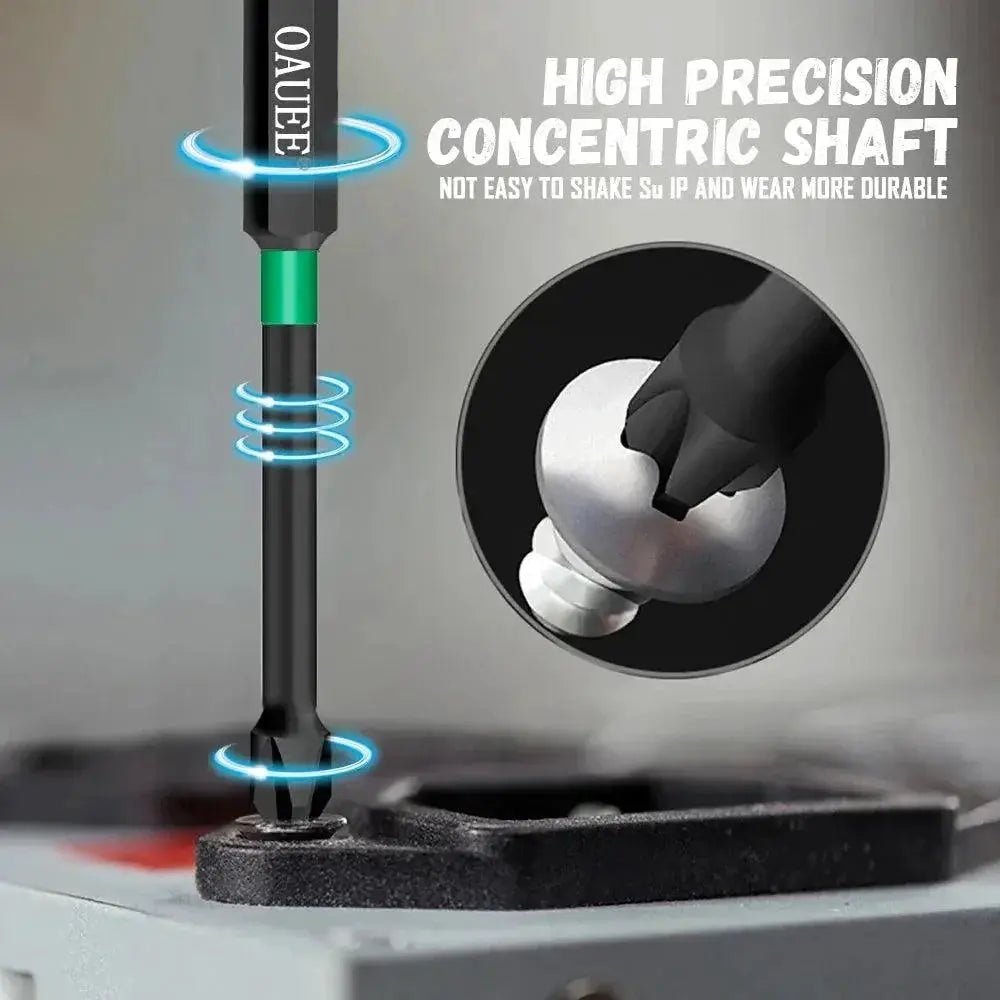 Magnetic Impact Cross Screwdriver Set For Electric Use
