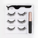Magnetic Mink Eyelashes with Waterproof Eyeliner Tools