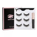 Magnetic Mink Eyelashes with Waterproof Eyeliner Tools