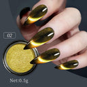 Magnetic Nail Powder Glitter Aurora Laser Cat Effect Chrome