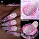 Magnetic Nail Powder Glitter Aurora Laser Cat Effect Chrome