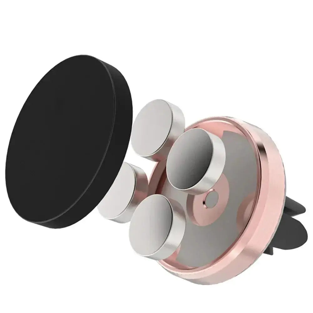 Magnetic Phone Holder Secure Magnet Stand With 360 Rotation