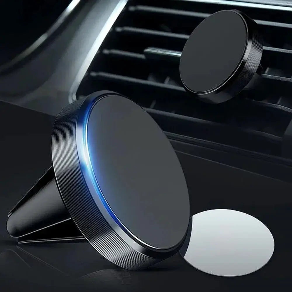 Magnetic Phone Holder Secure Magnet Stand With 360 Rotation