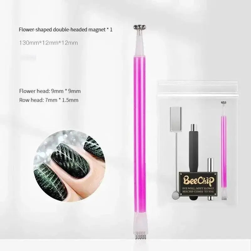 Magnetic Stone Nail Art Kit Create Mesmerizing Nail Designs