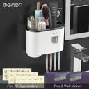 Magnetic Toothbrush Holder Stylish Bathroom Organizer