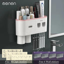 Magnetic Toothbrush Holder Stylish Bathroom Organizer