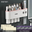 Magnetic Toothbrush Holder Stylish Bathroom Organizer