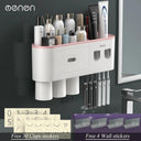 Magnetic Toothbrush Holder Stylish Bathroom Organizer