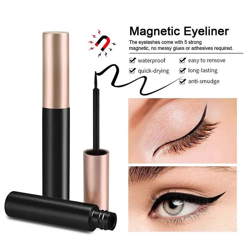 Magnetic Waterproof Liquid Eyeliner for Effortless Lash