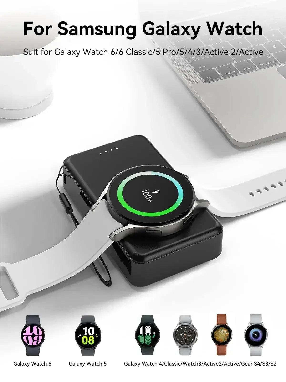 Magnetic Wireless Power Bank Samsung Galaxy Watch Charger