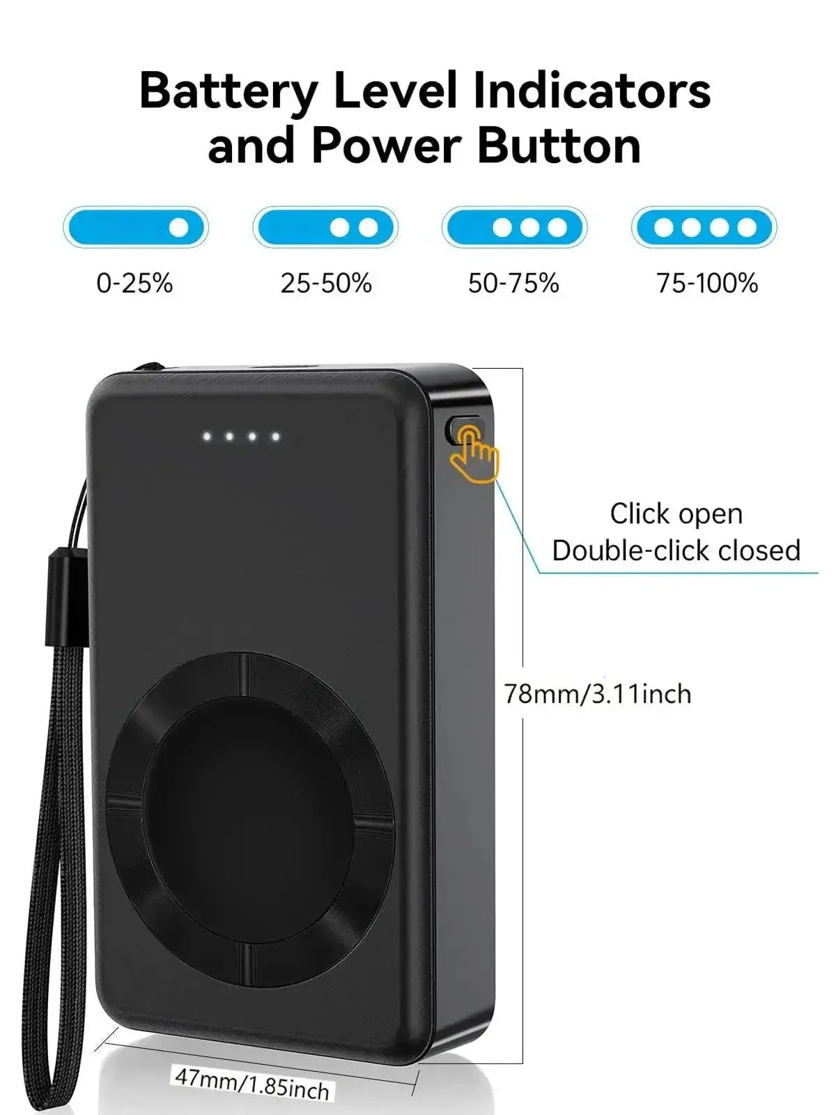 Magnetic Wireless Power Bank Samsung Galaxy Watch Charger