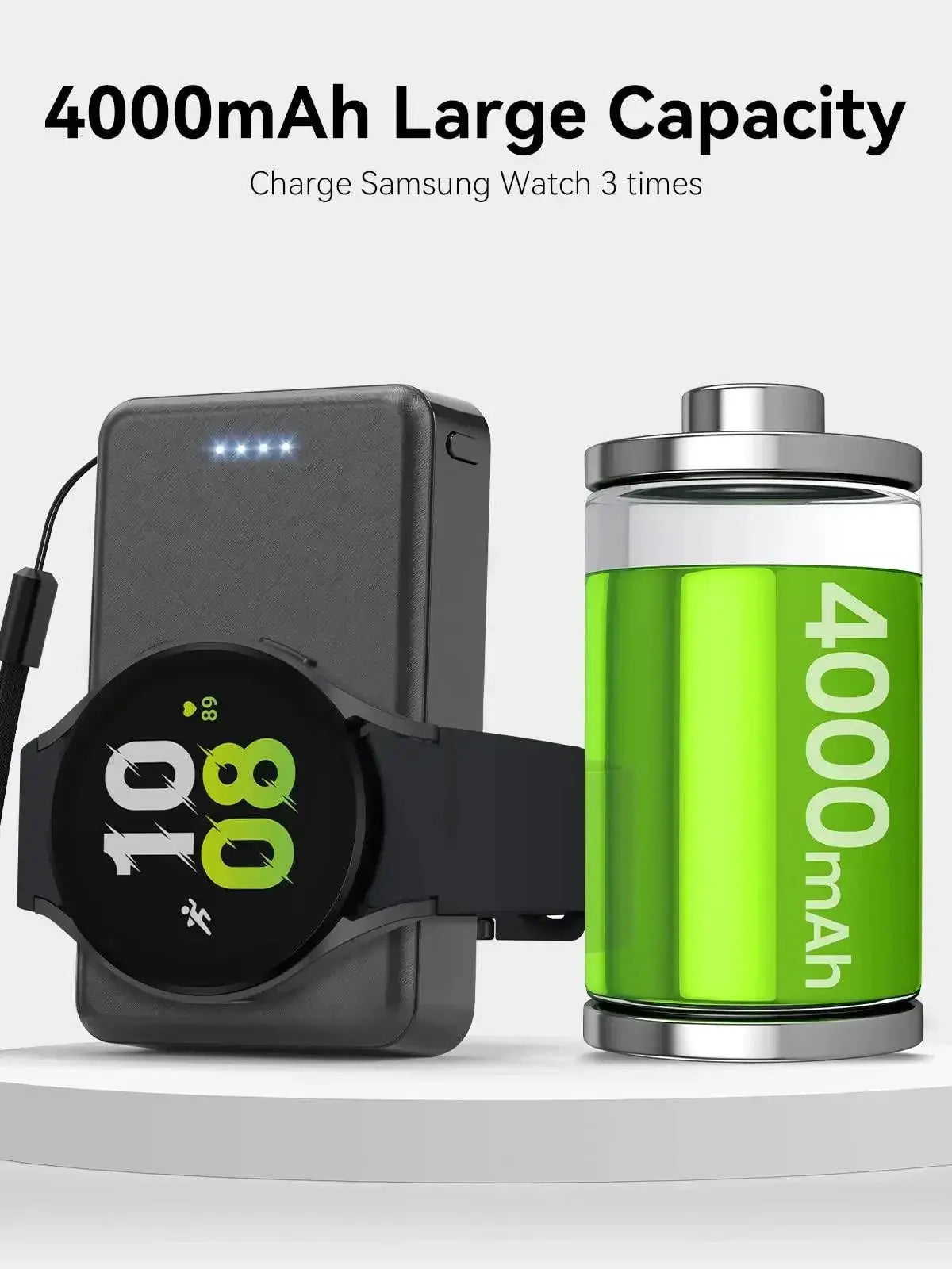 Magnetic Wireless Power Bank Samsung Galaxy Watch Charger