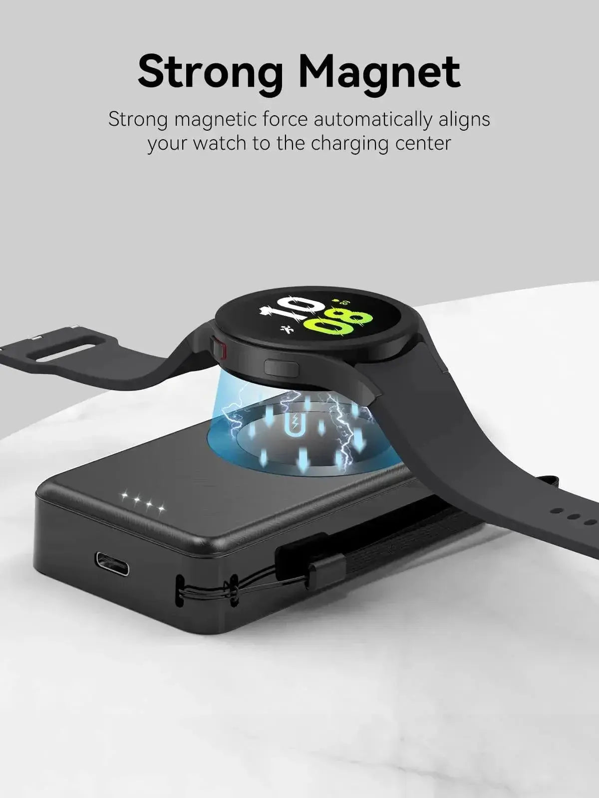 Magnetic Wireless Power Bank Samsung Galaxy Watch Charger