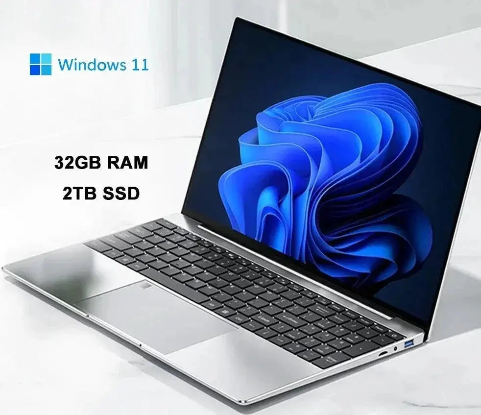 MaiChai 15.6 Laptop Intel Celeron N5095 32GB RAM 2TB SSD