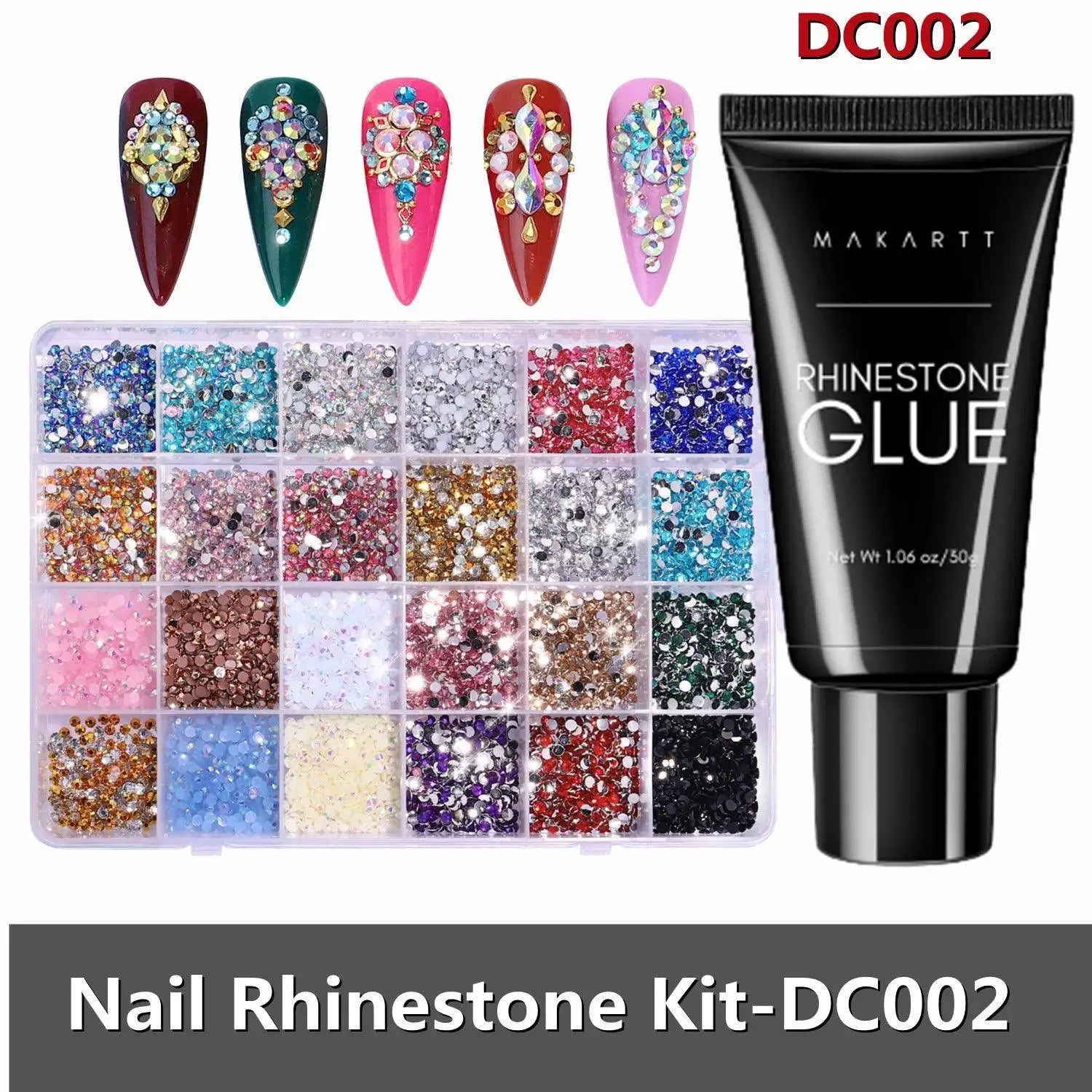 Makartt Nail Adhesive Gel Strong Professional Nail Art Hold