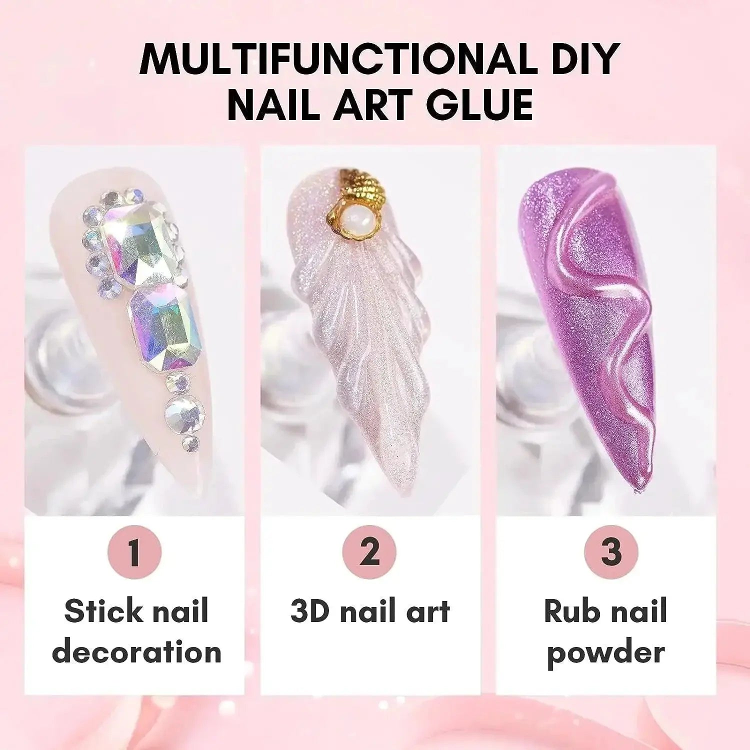 Makartt Nail Adhesive Gel Strong Professional Nail Art Hold