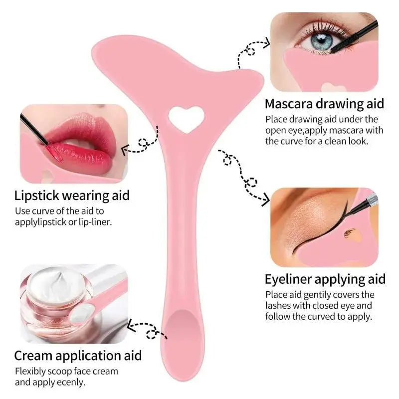 Makeup Stencil Kit Perfect Lip Brow Eye Makeup Tool