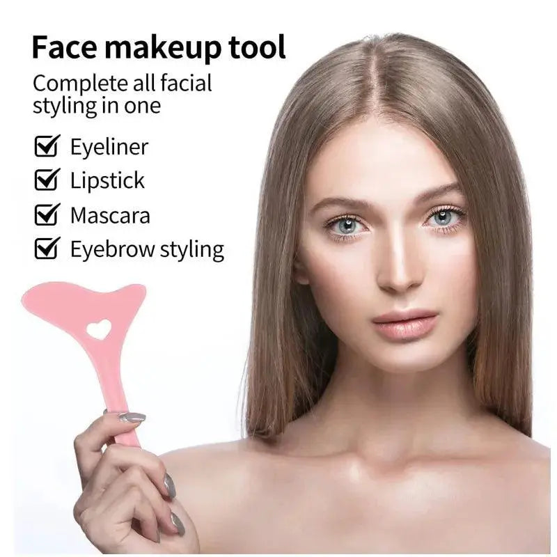 Makeup Stencil Kit Perfect Lip Brow Eye Makeup Tool