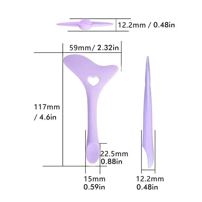 Makeup Stencil Kit Perfect Lip Brow Eye Makeup Tool