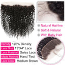 Malaysian Water Wave Hair Bundle Set Luxe Virgin Curly Frontal