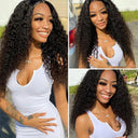 Malaysian Water Wave Hair Bundle Set Luxe Virgin Curly Frontal