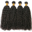 Malaysian Water Wave Hair Bundle Set Luxe Virgin Curly Frontal