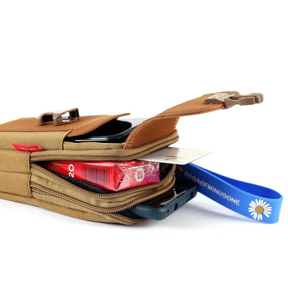 Mens Tactical Belt Pouch For Mobile Phone Waist Pack