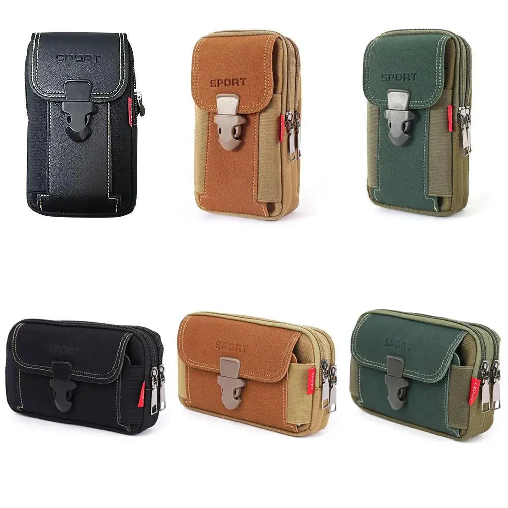 Mens Tactical Belt Pouch For Mobile Phone Waist Pack
