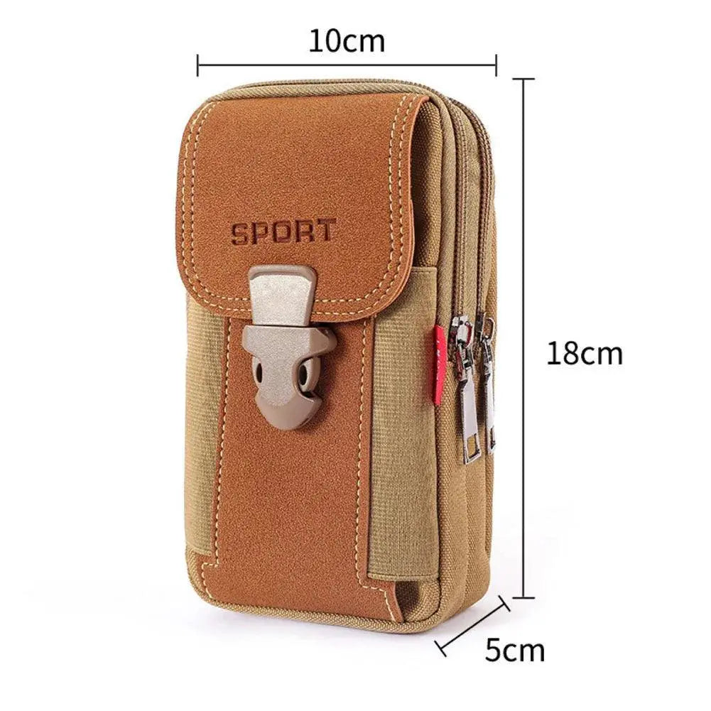 Mens Tactical Belt Pouch For Mobile Phone Waist Pack