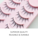 Manga-Inspired Wispy False Eyelashes for Natural Glamour
