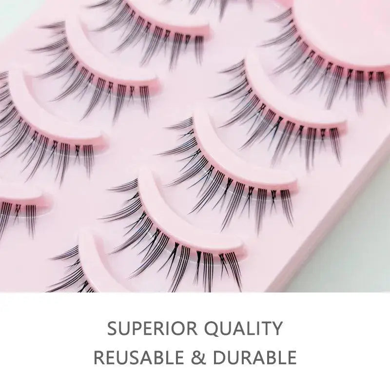 Manga Inspired Wispy False Eyelashes For Natural Glamour