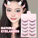 Manga-Inspired Wispy False Eyelashes for Natural Glamour