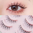 Manga-Inspired Wispy False Eyelashes for Natural Glamour