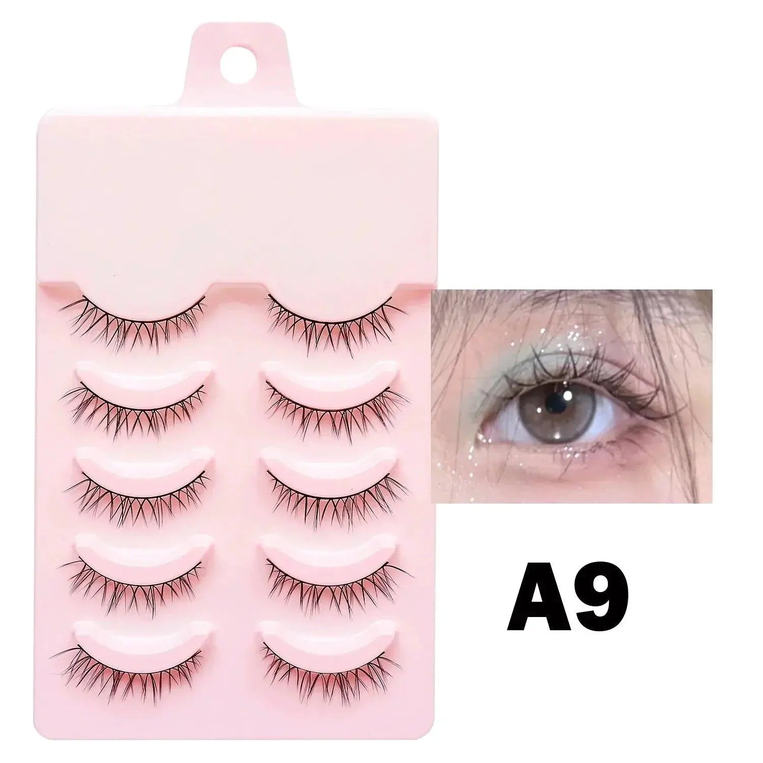 Manga Inspired Wispy False Eyelashes For Natural Glamour