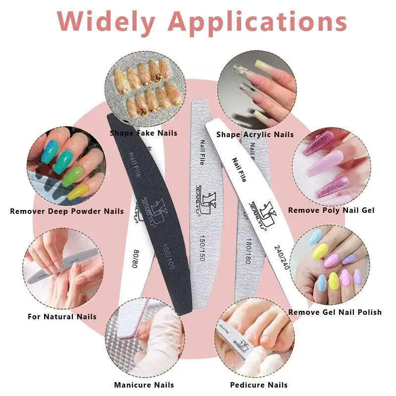 Manicure Pro Nail File Set With Cuticle Remover Kit
