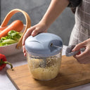 Manual Meat Mincer Garlic Press And Vegetable Cutter 3 In One Tools 500 To 900ML