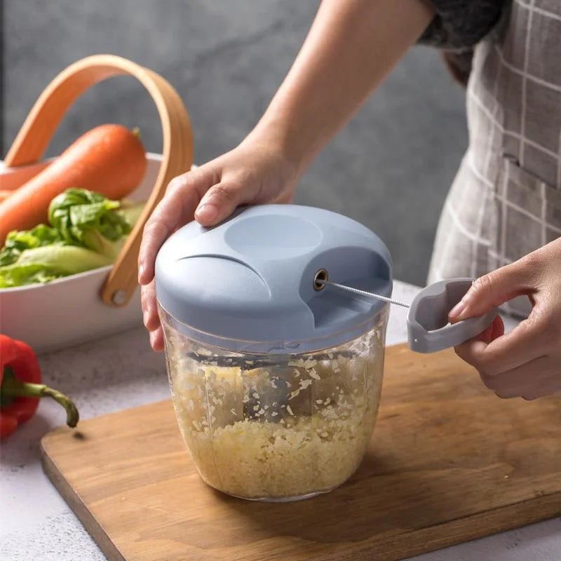 Manual Meat Mincer Garlic Press And Vegetable Cutter 3 In One Tools 500 To 900ML