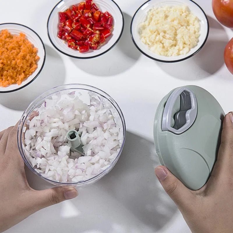 Manual Meat Mincer Garlic Press And Vegetable Cutter 3 In One Tools 500 To 900ML