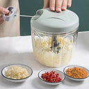Manual Meat Mincer Garlic Press And Vegetable Cutter 3 In One Tools 500 To 900ML