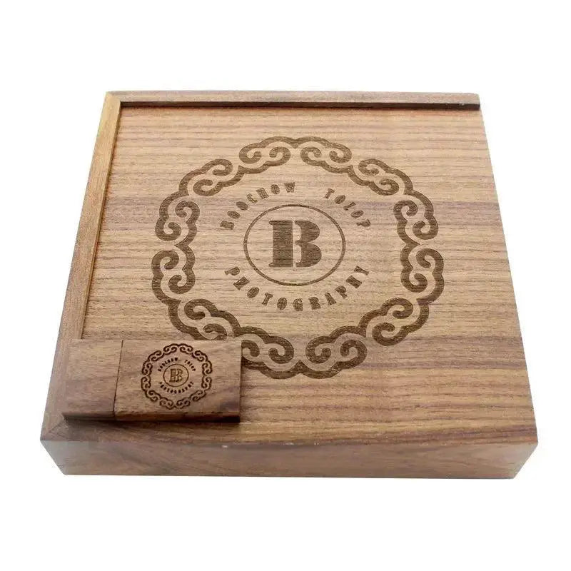 Maple Wood USB Photo Memories Personalized Photography Gift